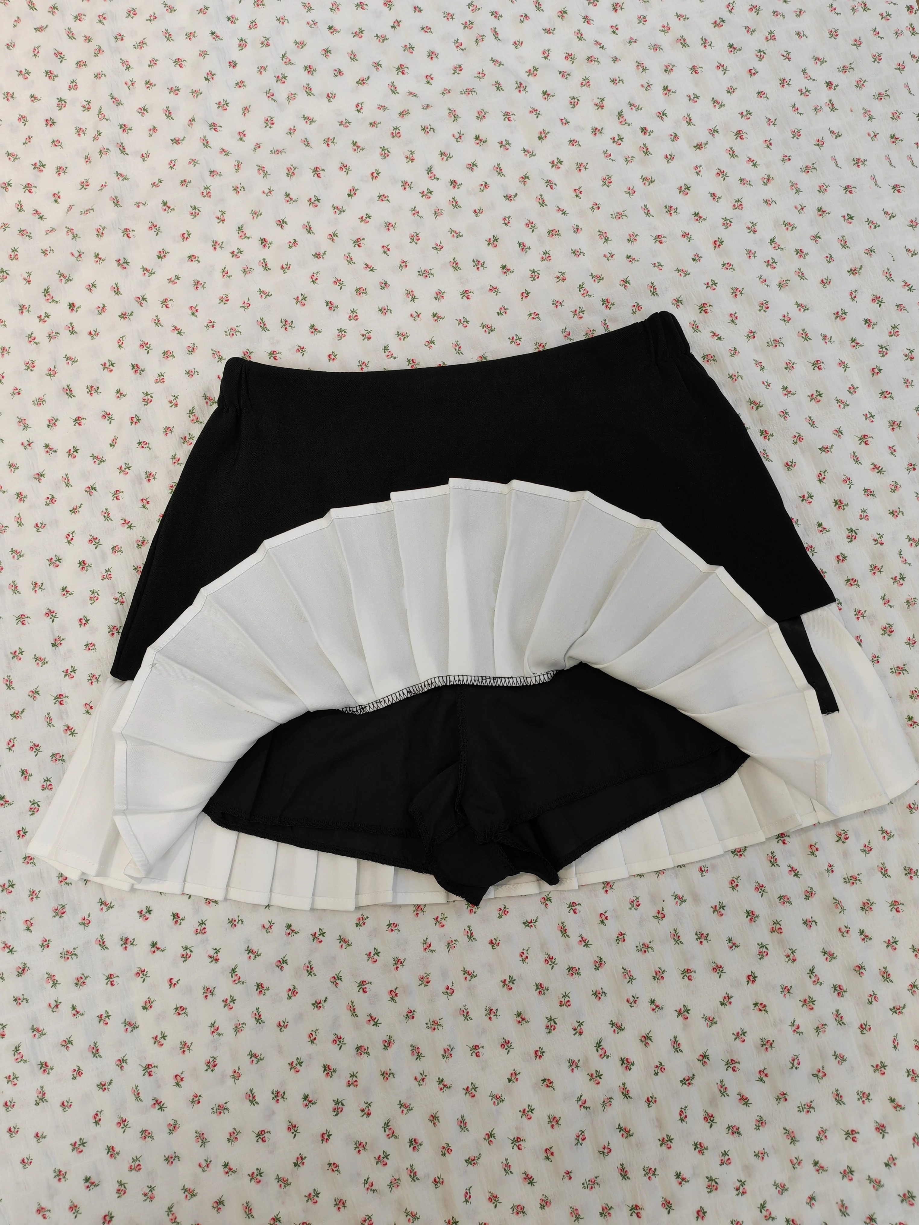 Goth Minirock Sexy Frau Kleidung Y2k Schlank Hohe Taille Süße Harajuku Korea Plissee Grunge 90er Jahre Vintage Mode Emo Kleid Sommer