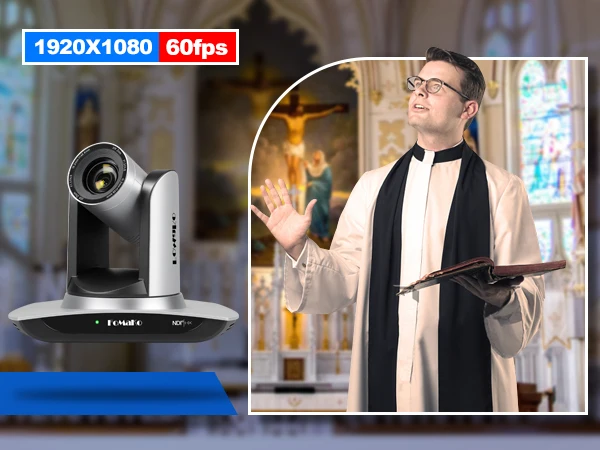 FoMaKo  BN450 2*FMK30UH HDMI 30X NDI  PTZ Camera Bundle  IP USB3.0 HDMI PTZ Camera for Church Services Worship Education 1080P60