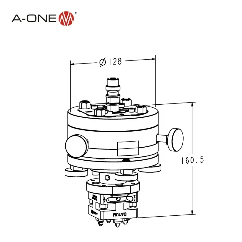 

unique A-ONE manual quick change EDM tooling X Y Z axis Adjustable Electrode Holder calibrating Head 3A-300008