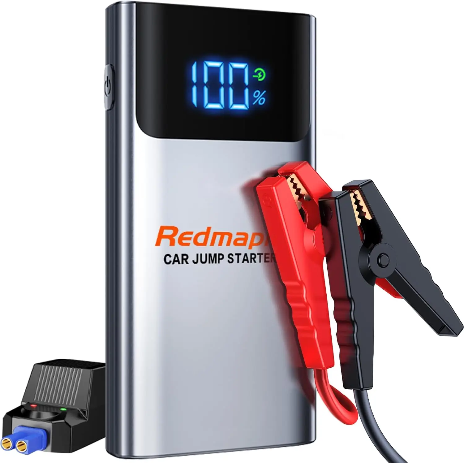 

4000A Portable Jump Starter 12V with LED Light, 8000mAh Power Bank, Type-C, Jump Box for Gas & Diesel Engines