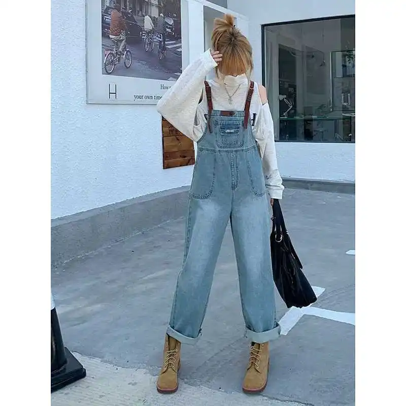 nouveau-sle-femmes-sel-denim-bavoir-pantalon-taille-haute-mi-stretch-cleanfit-ete-design-sens-pu-tissu-jean-couleur-bleue