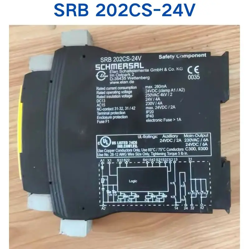 Second-hand test OK SCHMERSAL relay SRB 202CS-24V SRB202CS-24V