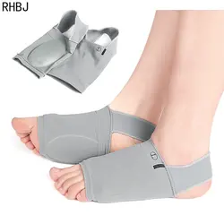 RHBJ 2 pezzi fasciatura arco del piede sport Pad del piede supporto per il collasso piatto Pad ortopedico piede valgo suola Pad per correttore dell'alluce