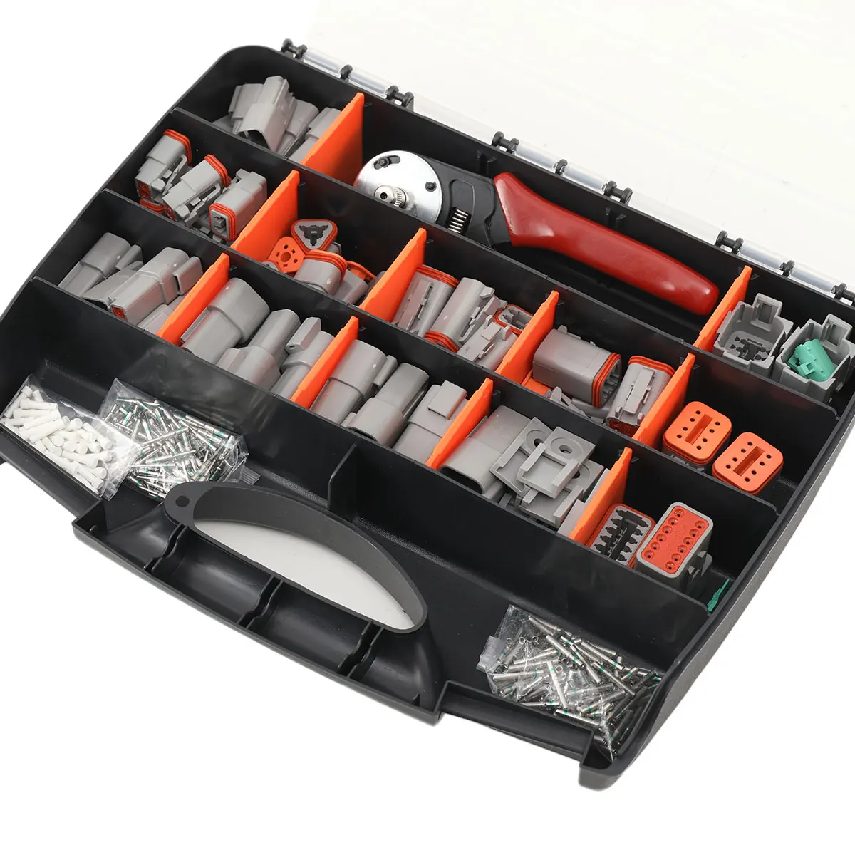 438 قطعة DT طقم توصيل مقاوم للمياه صندوق أدوات إصلاح مع دبابيس وكماشة DT06-2/3/4/6/8/12S DT04-2/3/4/6/8/12P