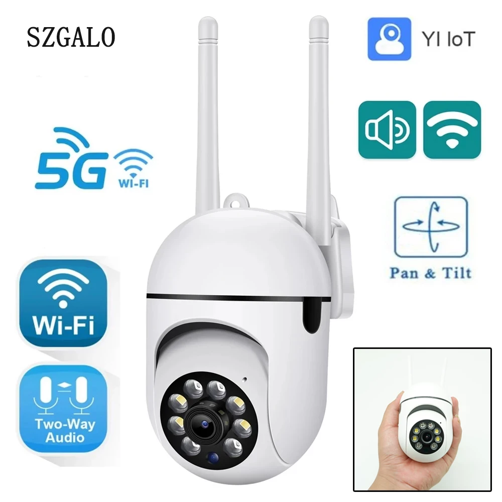 

YIiot 5G WIFI Surveillance MINI Camera 1080P Smart Home Speed Dome Wireless IP Camera Two Ways Audio