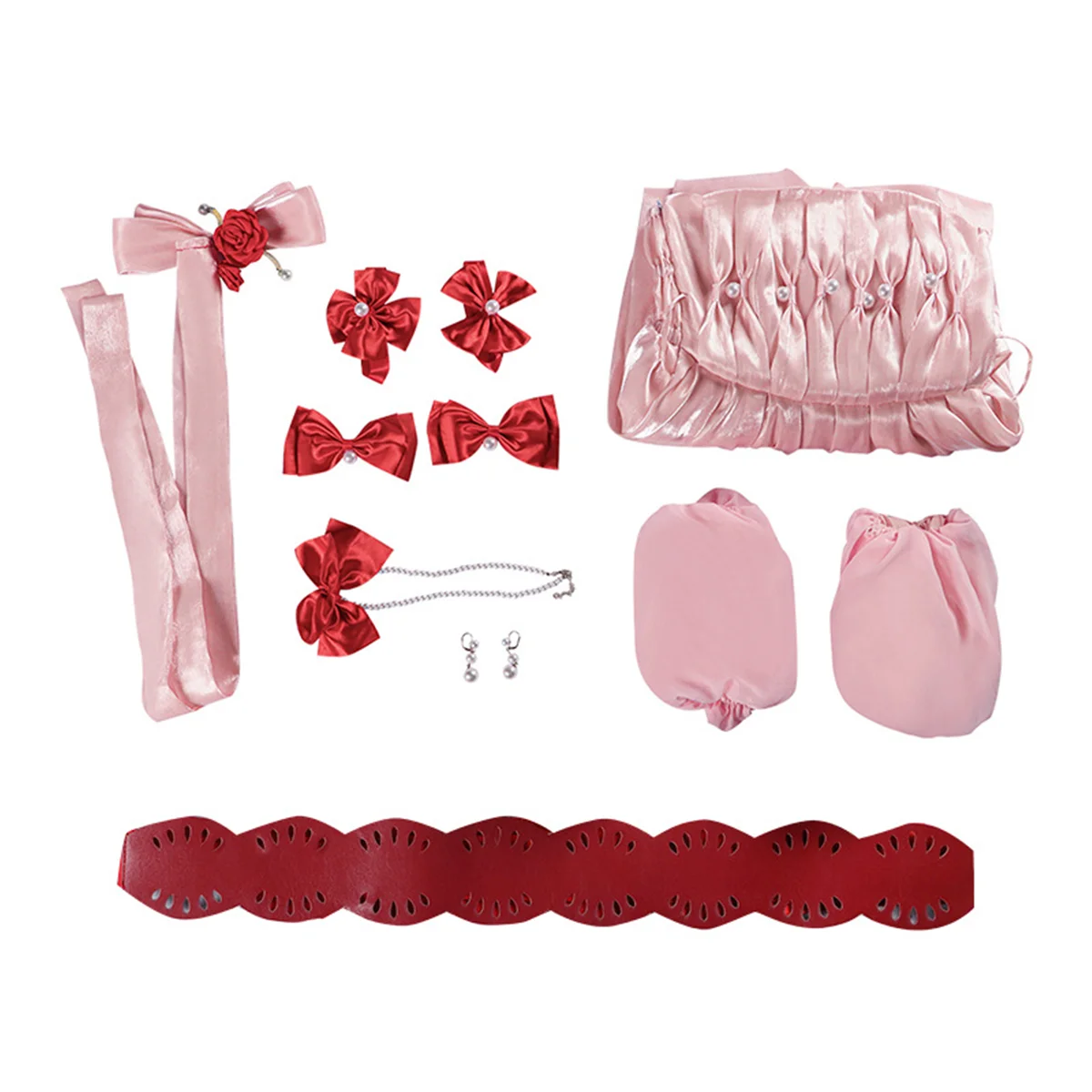 Anime Cosplay Asuka Langley Soryu Costume School Party Uniform Suit Pink Dress