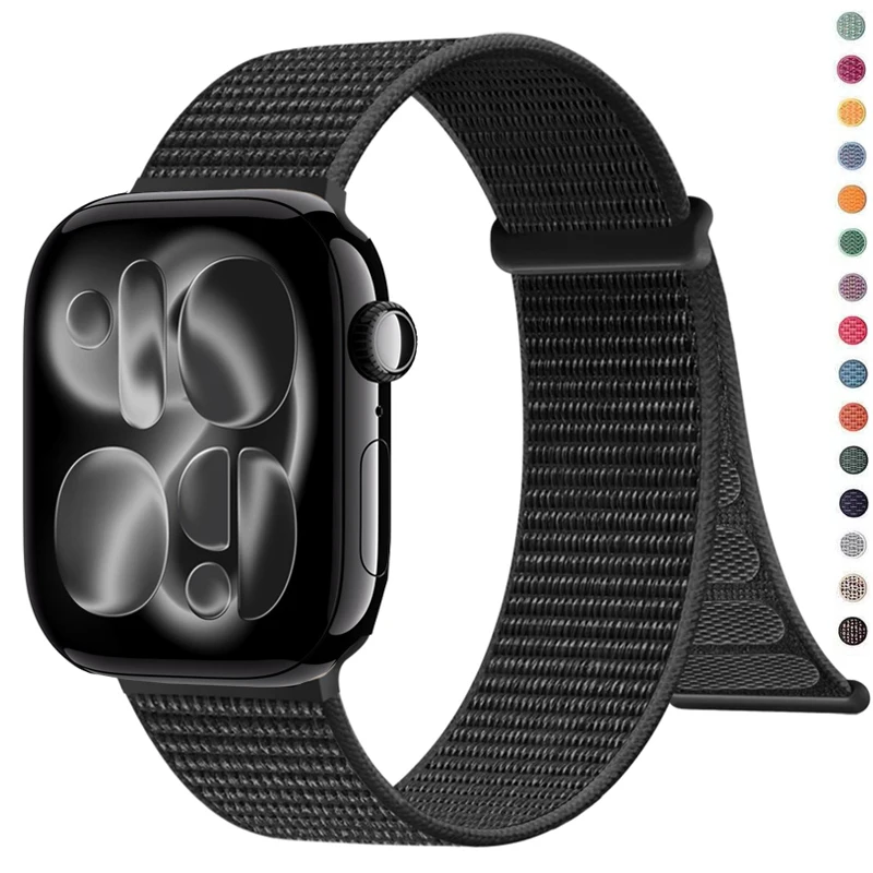 Нейонный ремешок-петля для ремешков Apple Watch серии 49 мм 11-10-9-8-7-6-5-SE-Ultra 2-3 42 мм 46 мм 45 мм 40 44 мм 41 мм Аксессуары для браслетов