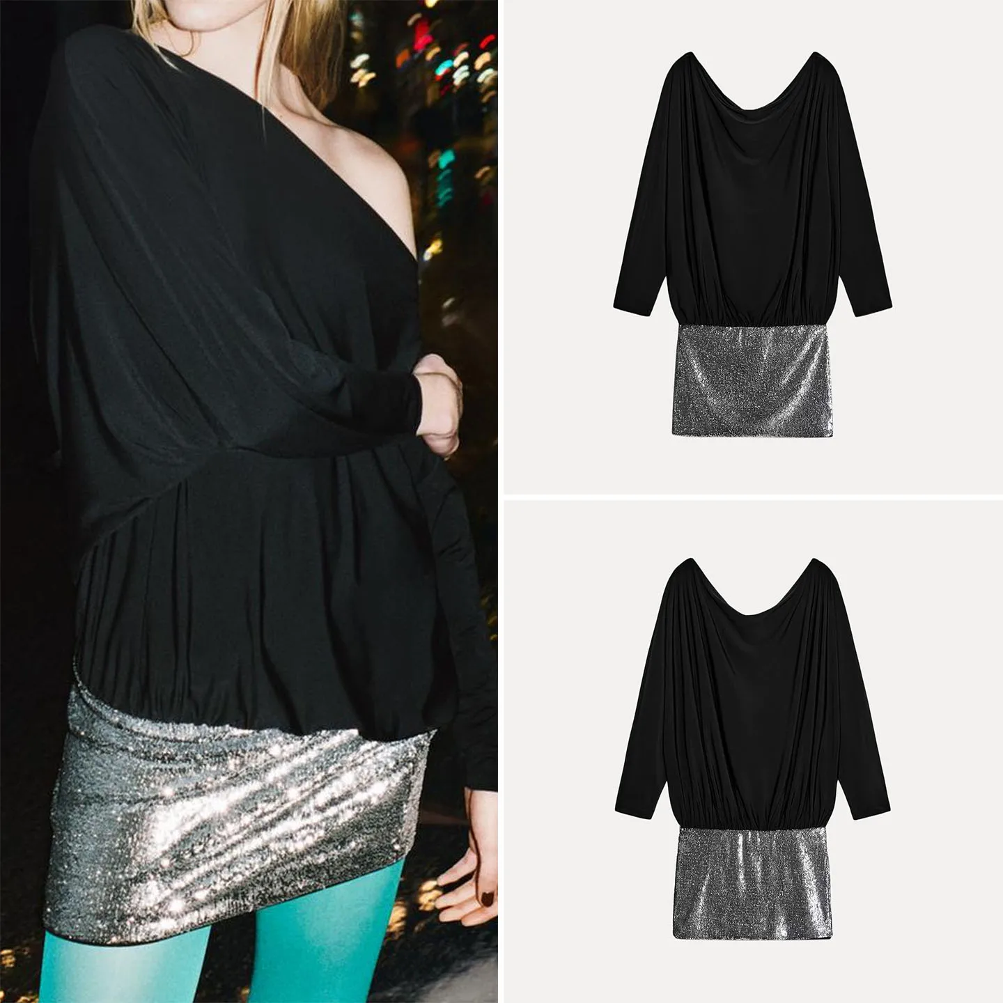 Faionable ronde Ne Splice kralen versierd ort Dr Z dames nieuwe 2025, Ele Sle Long Sve casual fit Dr