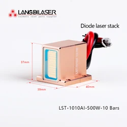 LST-1010AI 808nm&810nm Diode Laser Stack 500W Macro-Channel Module 10 Bars for Aesthetic Machines Hair Removal/Skin Rejuvenation
