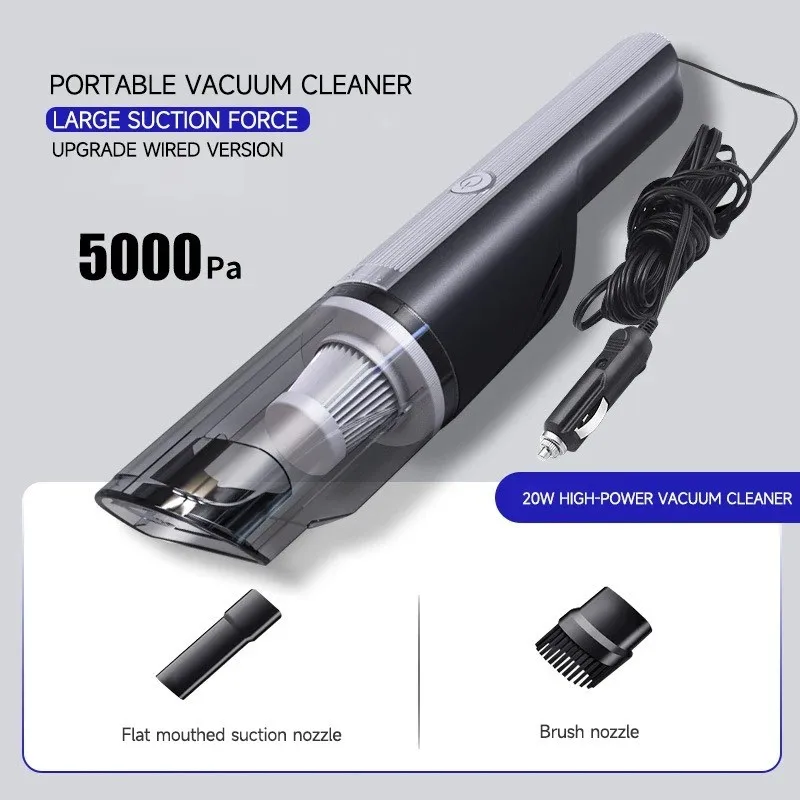 Cordless Car Vacuum Cleaner with Hepa Filter | Wet | Dry |USB |Wireless
