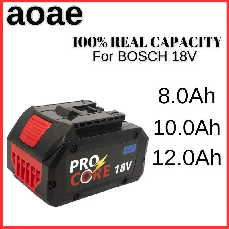 

For Bosch 18V Professional Cordless Tool BAT618 BAT609 GBA18V80 21700 Battery ProCORE Replacement Battery