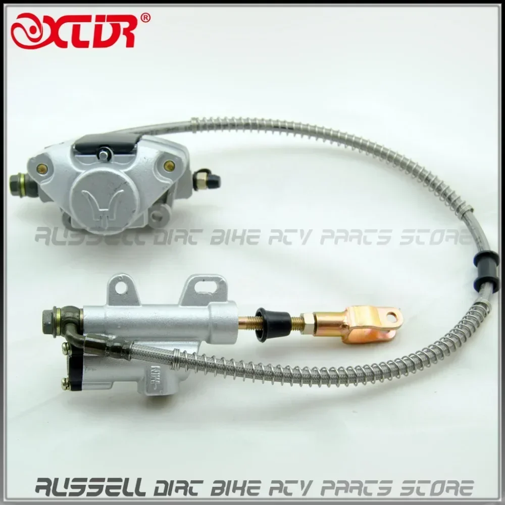 

Hydraulic Rear Disc Brake Caliper System & Brake Pads 150cc 250cc Bike ATV Motorcycle Quad Dirt Pit