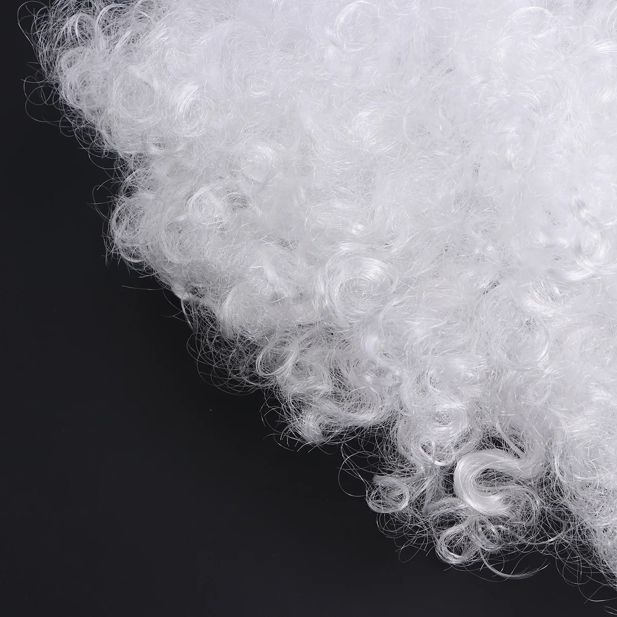 Costume de noël du père noël, accessoire de fête Cosplay, fibre blanche bouclée en soie, mascarade pour adultes et enfants, carnaval, vacances Nye