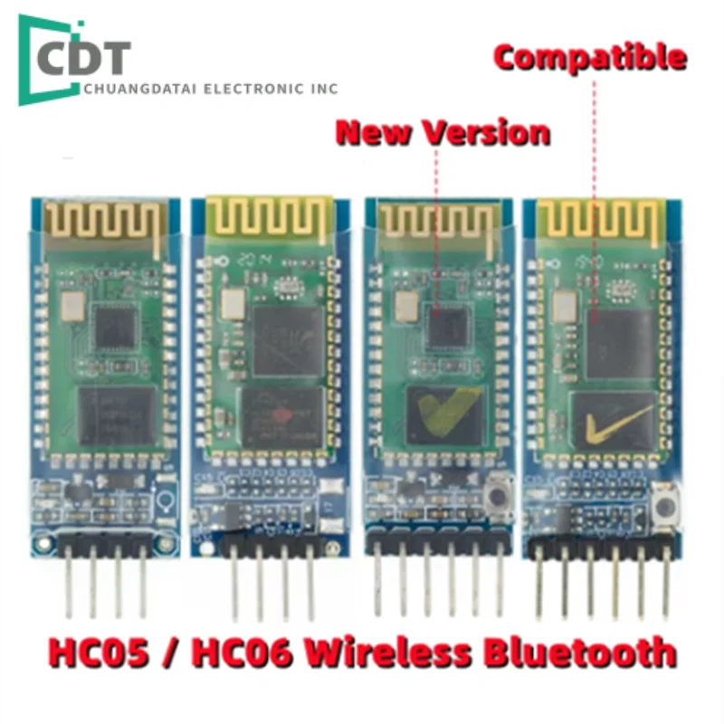 HC-05 HC-06 RF Wireless Bluetooth Transceiver Slave Module HC05 / HC06 RS232 / TTL to UART Converter and Adapter For ArduinoHC-0