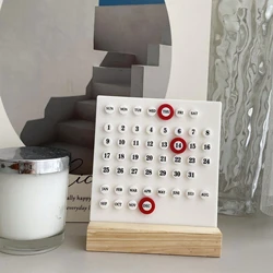 Calendar Mini DIY Desktop Calendar, Office Desktop Decoration, Holiday Decoration Calendar