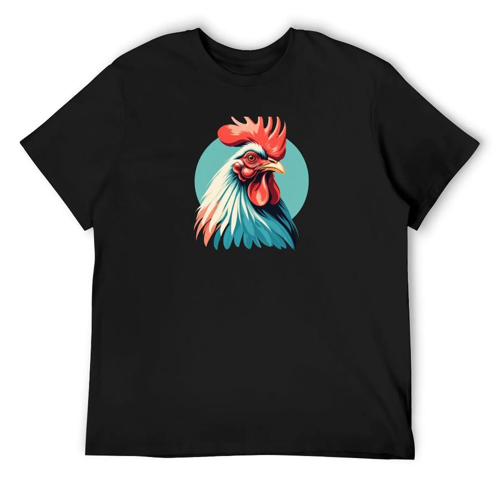 

King Rooster T-Shirt Personalized t-shirt croswit shirt man custom t shirt oversized t shirt Men's clothing