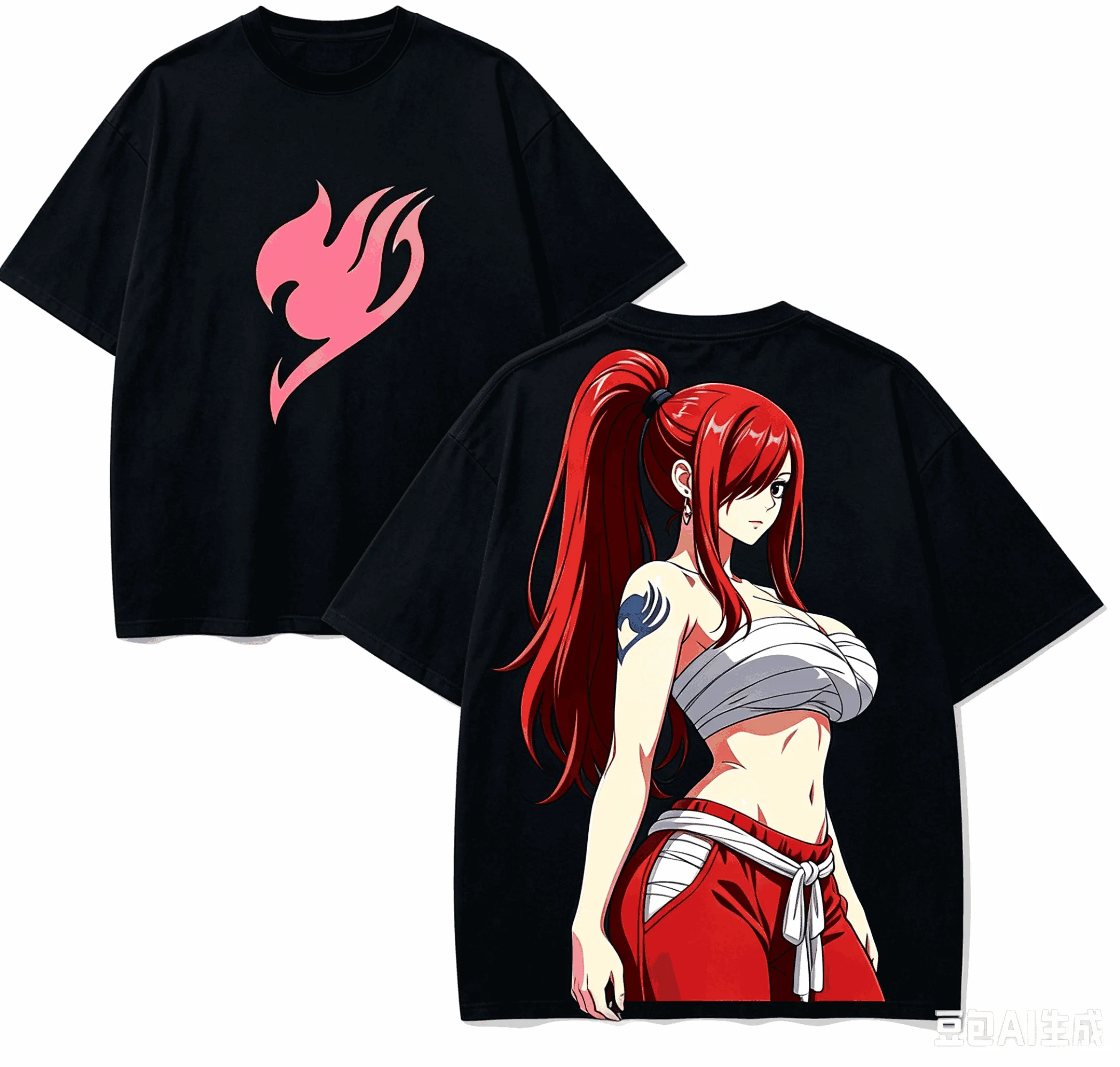 Vintage Fairy Tail Anime Lover T-shirt Harajuku Cotton New Model Oversized Unisex Short Sleeves Classic High Quality Couples Top