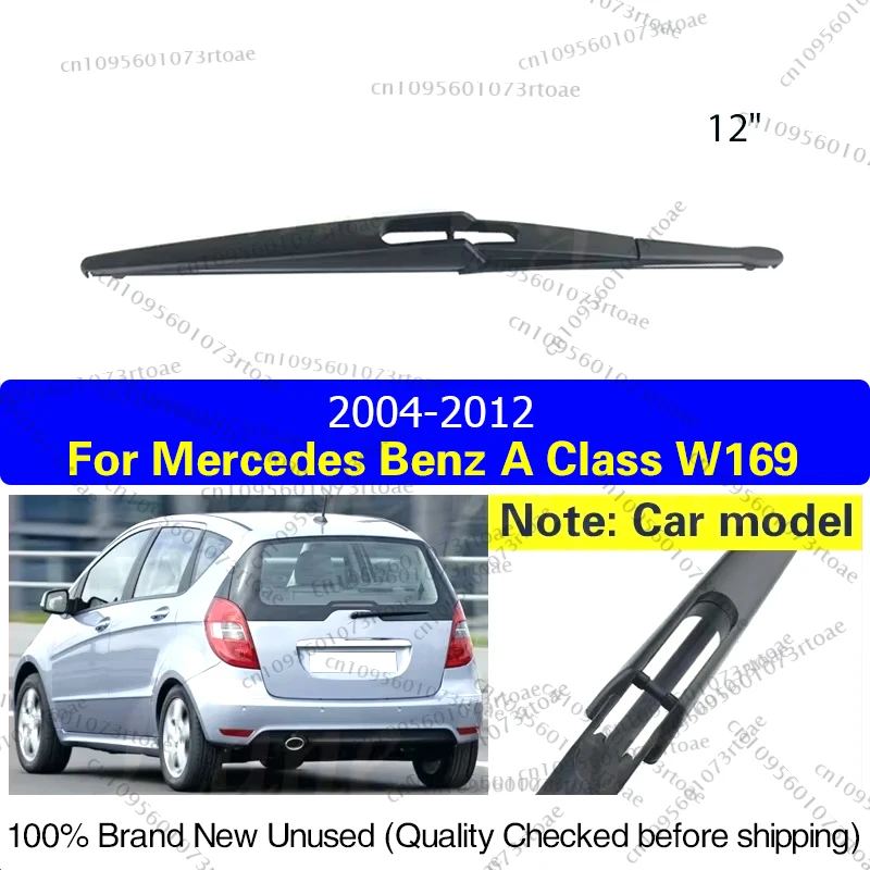 

For Mercedes Benz A Class W169 2004-2012 2011 2010 2009 2008 2007 Rear Windshield Windscreen Wiper Blade Car Accessories 12"