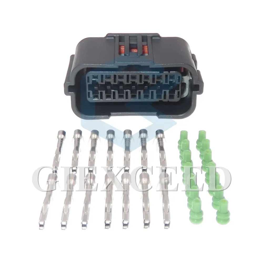 1 Set 14 Pin MG645724-5 Car Modification Connector Automobile Electrical Plug 1 Series Auto Cable AC Assembly Waterproof Socket