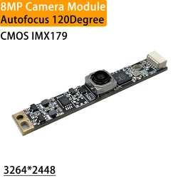 Modulo CMOS per telecamera IP 2K 8MP IMX179 messa a fuoco automatica Driver gratuito USB a 120 gradi per software Creality Falcon 2, Xtool e Lightburn