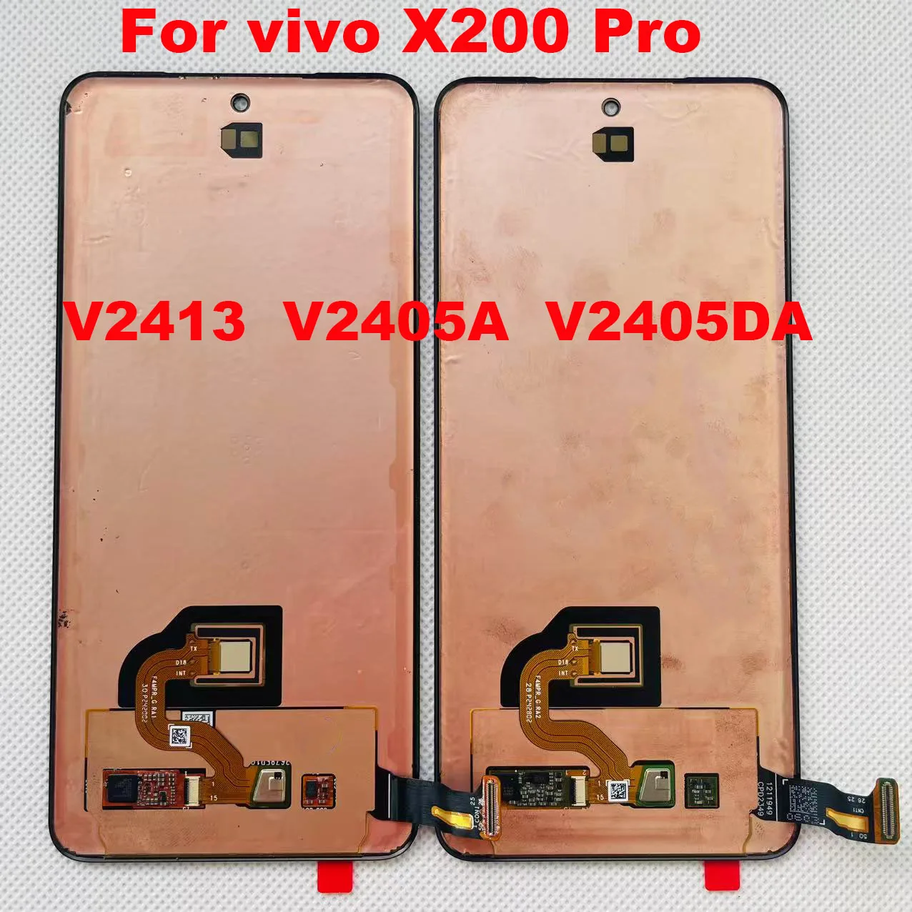 6.78 ''AMOLED oryginał dla vivo X200 Pro wyświetlacz LCD V2413 montaż ekranu dotykowego Digiziter dla vivo X200Pro wymiana wyświetlacza — zdjęcie produktu 3