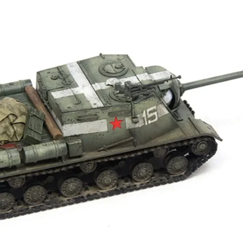 2024 1:72 Scale PP0061 ISU-122S 15 Berlin 1945 Tank Model Plastic Tank Model Military Toys Gift Collectible Display Simulation