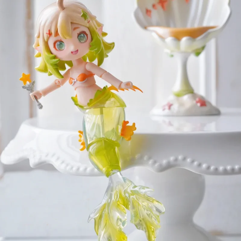Genuine Mermaid Island Bjd Movable Doll Series Blind Box Mermaid Toy Exquisite And Interesting Toys Trendy Collectible Figurines view 2