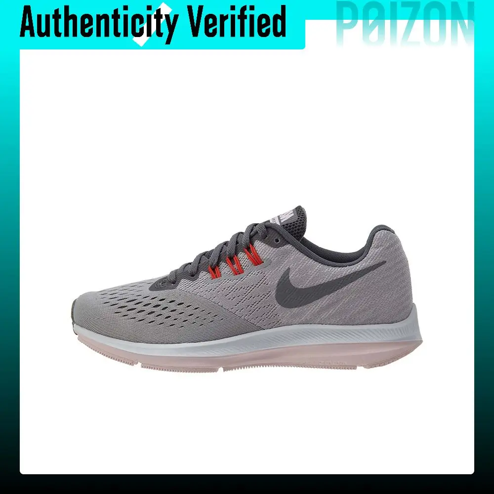 Nike Zoom Winflo 4 Running Shoes Women's Low-top Gray/Orange 898485-010
