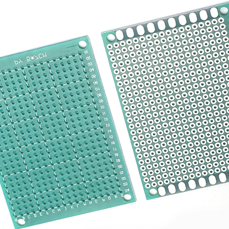2 Stück 5x7cm Universelle Einseitige Leiterplatte 2,54mm Rastermaß Standardgröße für DIY-Elektronikprojekte – Detail 3