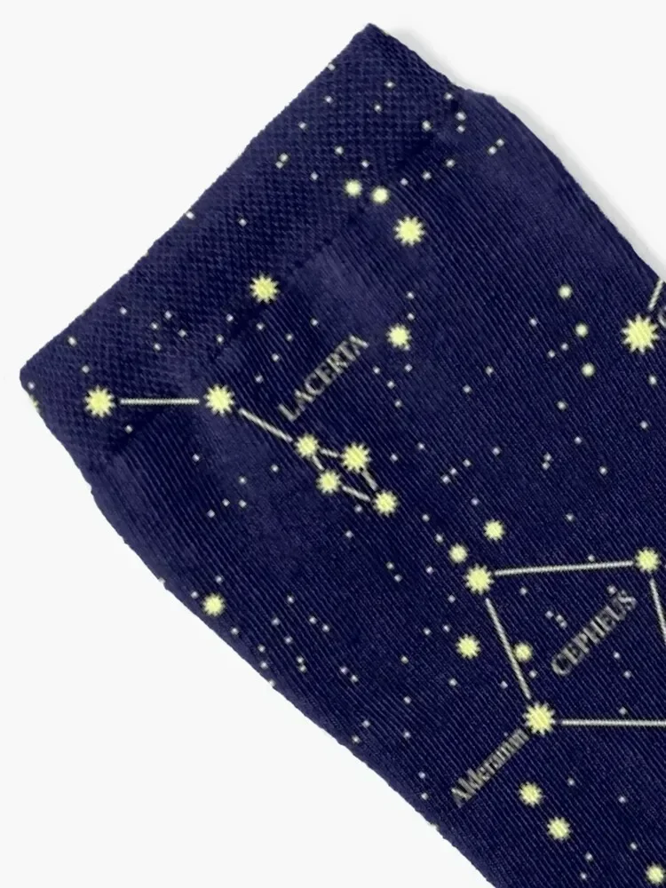 Constellation Astronomy Star Map Night Sky Socks Heating sock cool Non-slip Designer Man Socks Women's