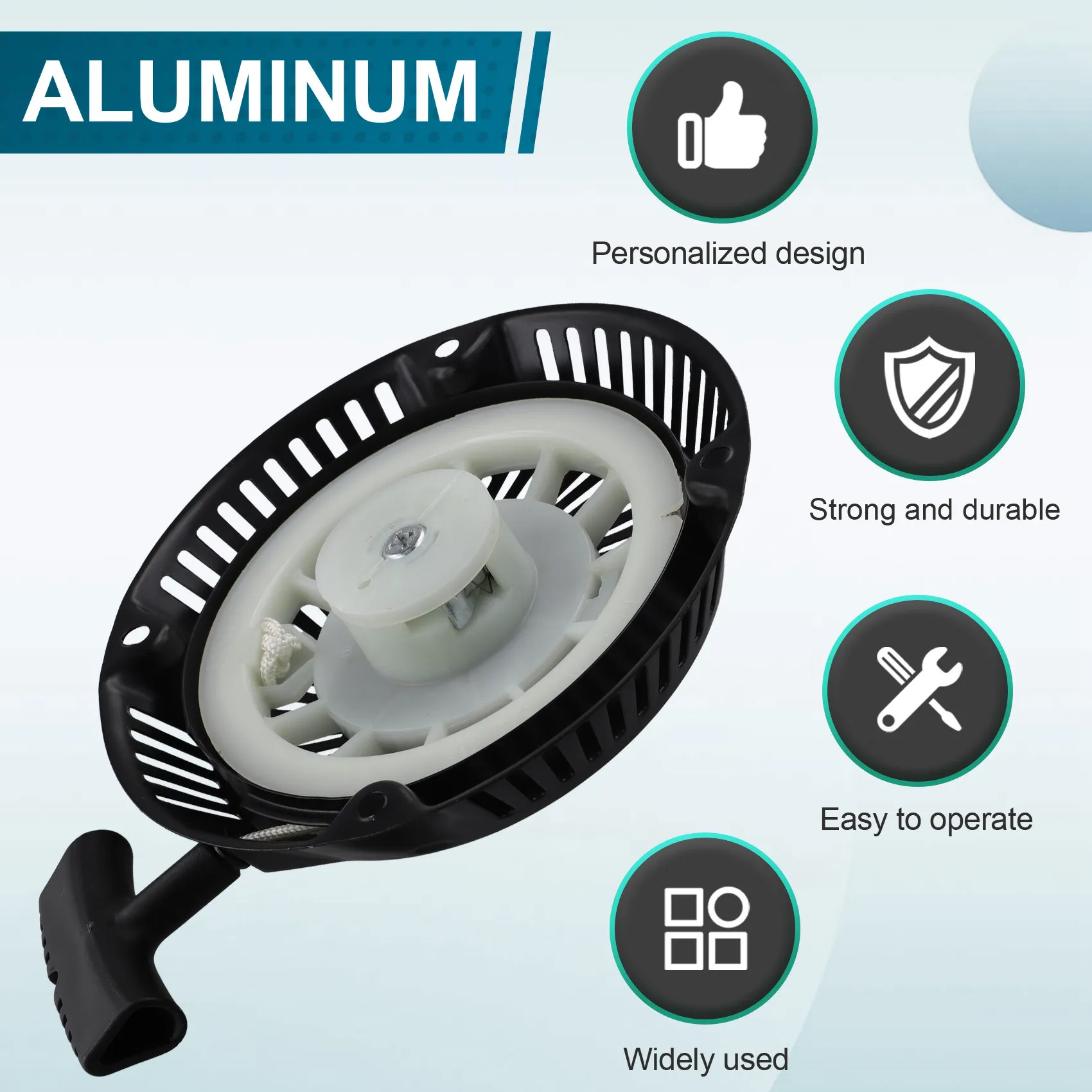 

Стартер ручного запуска AS94 для газонокосилок с двигателем 1P60 (4 отверстия), запчасти для ремонта газонокосилок