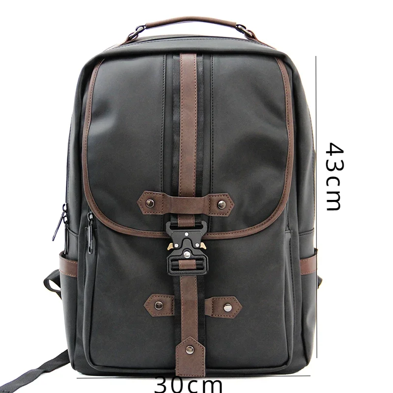 Men\'s New Fashion Large Capacity USB Charging Backpack Brand Laptop Student Bag