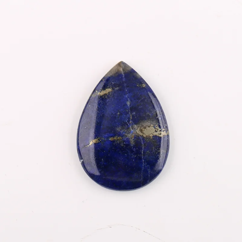 B&F Handmade Lapis Lazuli Pendants, Genuine Natural stones beads, Unique Stones for jewelry & DIY Earring Beads
