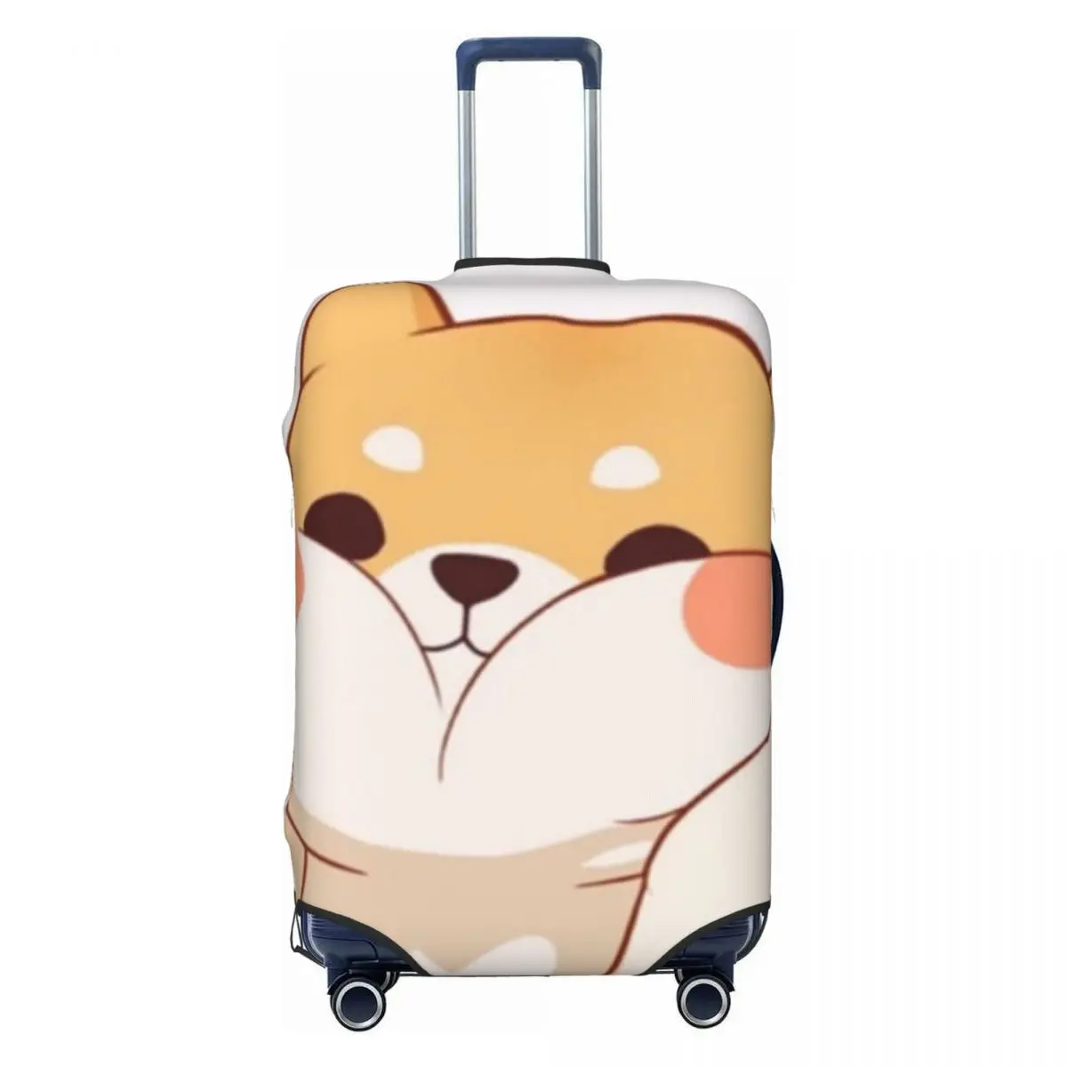 Kawaii Anime Shiba Inu Valise Cover, Cute Manga Cover, Esthétique, Pratique, Voyage, Protection, Bagages, Accessoires, Vacances