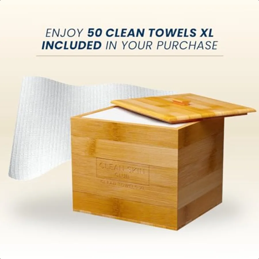 Toallas Luxe Bamboo Box Toalla facial XL