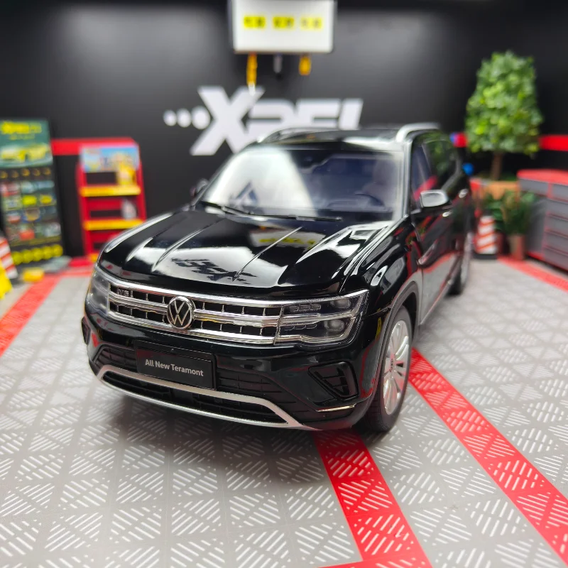 

Литой под давлением масштаб 1:18 SAIC VW, полностью новая фабрика Teramont, полное открывание дверей автомобиля, модель автомобиля из сплава, Коллекционная игрушка, подарок, сувенир