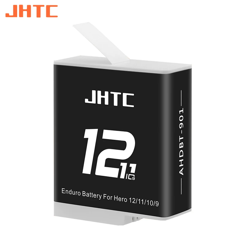 JHTC 1800mah Battery For Gopro Hero 12 Camera Battery Charger For Gopro Hero11 Hero12/10/9 Camera Accessories