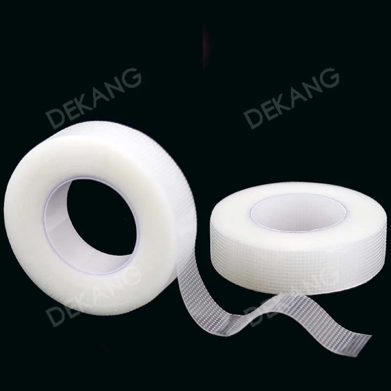 เทปกาวผ้าฝ้ายแท้ ชนิดผ้าไม่ทอ Pe ระบายอากาศได้ กระดาษฉีกขาดมือ เทปกาวป้องกันภูมิแพ้ ไวต่อแรงกด