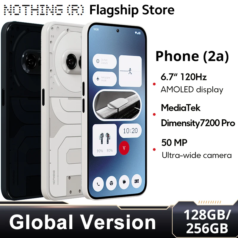 Nothing Phone (2a) Global Version Smartphone Dimensity 7200 Pro Processor 6.7