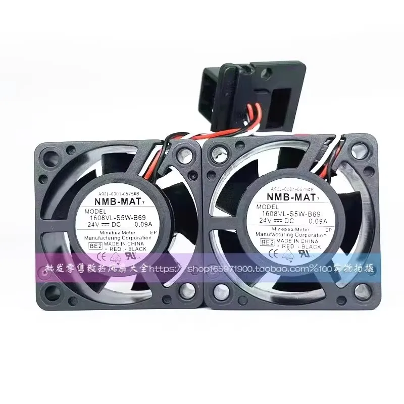 

Новый оригинальный вентилятор системы FANUC A90L-0001-0575 # A/1608VL-S5W-B69 24В 0.09А 4СМ 40*40*20ММ
