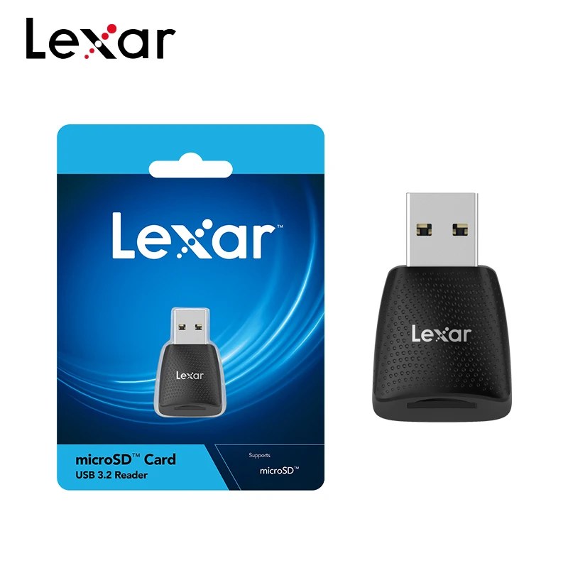 Lexar microSD USB 3.2 Card Reader Up to 170MB/s High Speed Micro SD Card TF Card Memory Card Reader for Desktop PC Computer