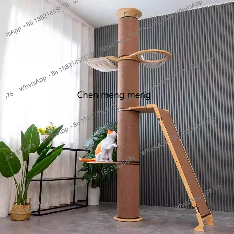 

Tongtian pillar cat tree climbing frame super thick column climbing frame solid wood Tongtian pillar multi-functional cat tree