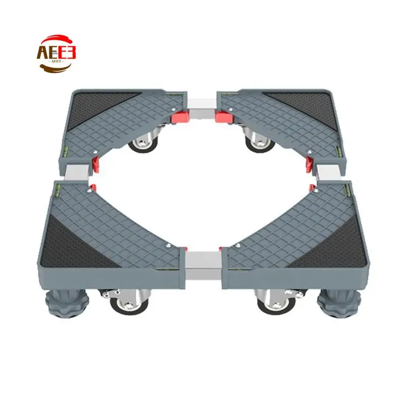 

AEE3-держатель для сушилки с колесами, нескользящая антивибраторная мобильная база для стиральной машины в ванной комнате