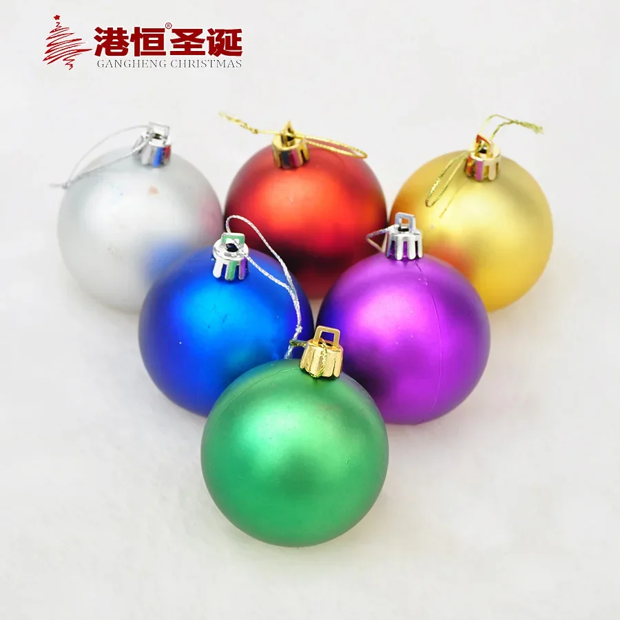 Christmas tree decoration matte decorative ball 4cm-10cm Christmas Ball Christmas gift arrangement