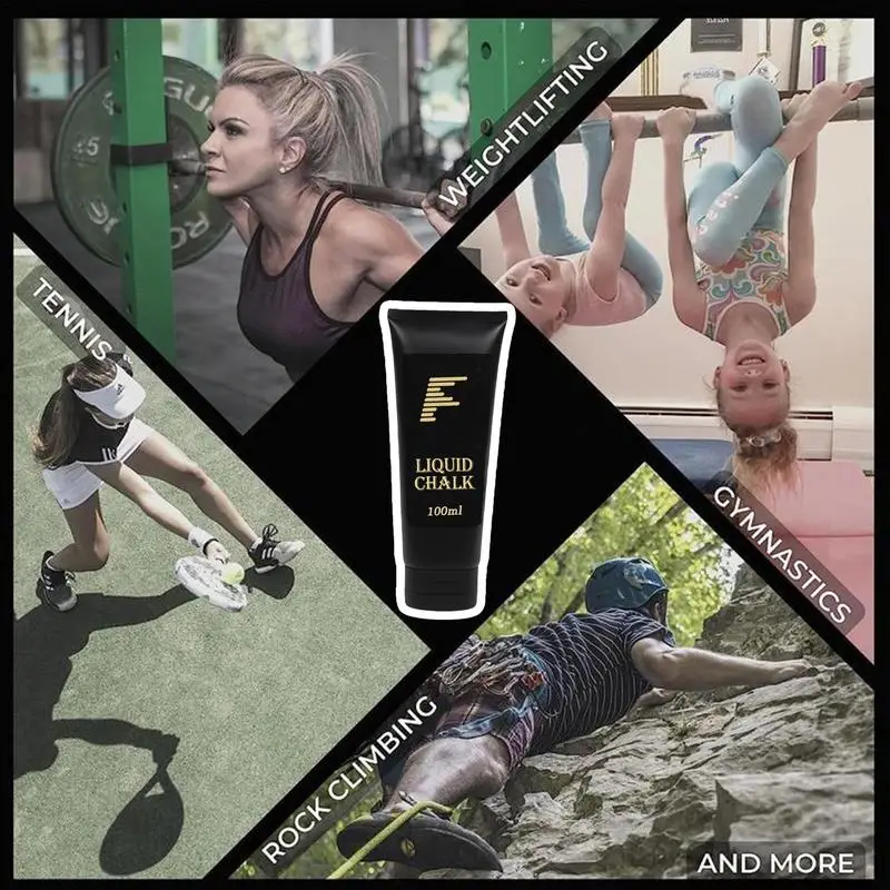 30/50/100 ml Vloeibaar Krijt Gym Sport Magnesium Poeder Fitness Gewichtheffen Anti Slip Crème Grip Gewichtheffen Rotsklimmen