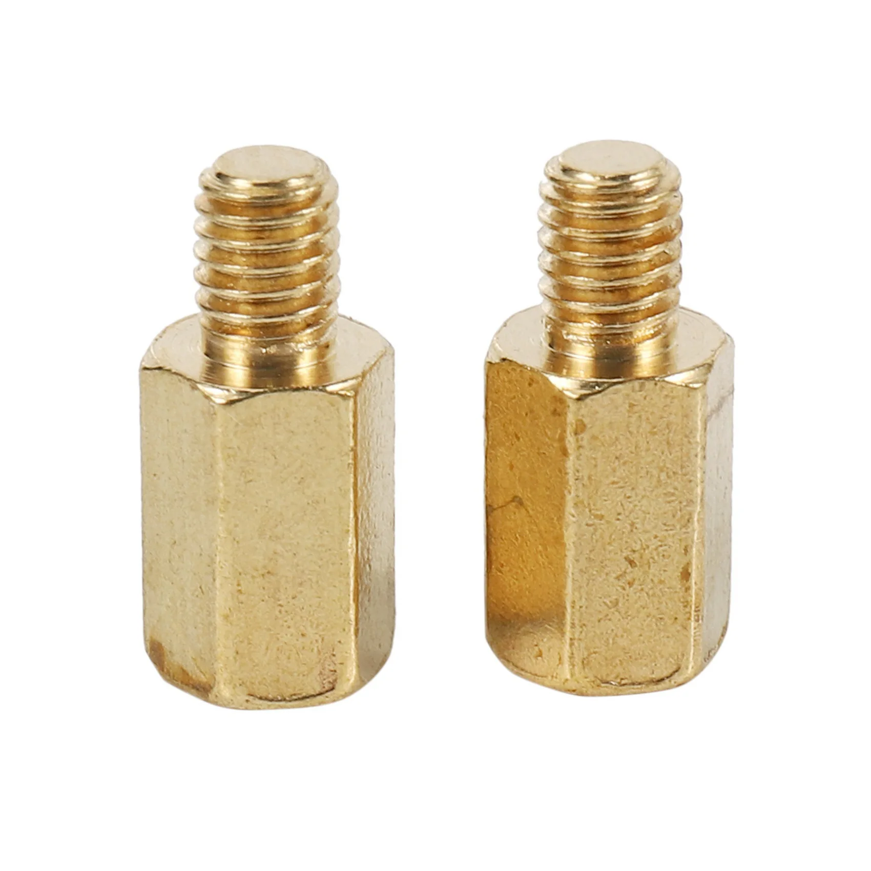 LICE-100 Uds PC PCB placa base latón separador Hexagonal espaciador M3 7 + 4Mm