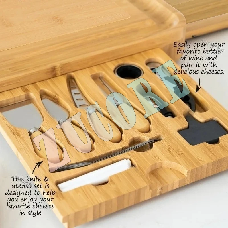 Comida ocidental grande bandeja faca e garfo placa de jantar nanzhu queijo multi-funcional quatro desenhar pão bife faca placa conjunto