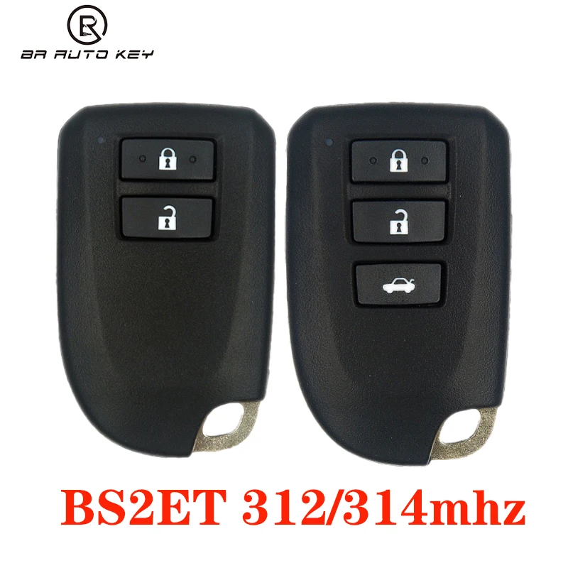 

Original Smart remote car key for Toyota YARIS L VIOS 312/314Mhz Original Board No:61E381-0010 FCCID BS2ET For BRAZIL Market