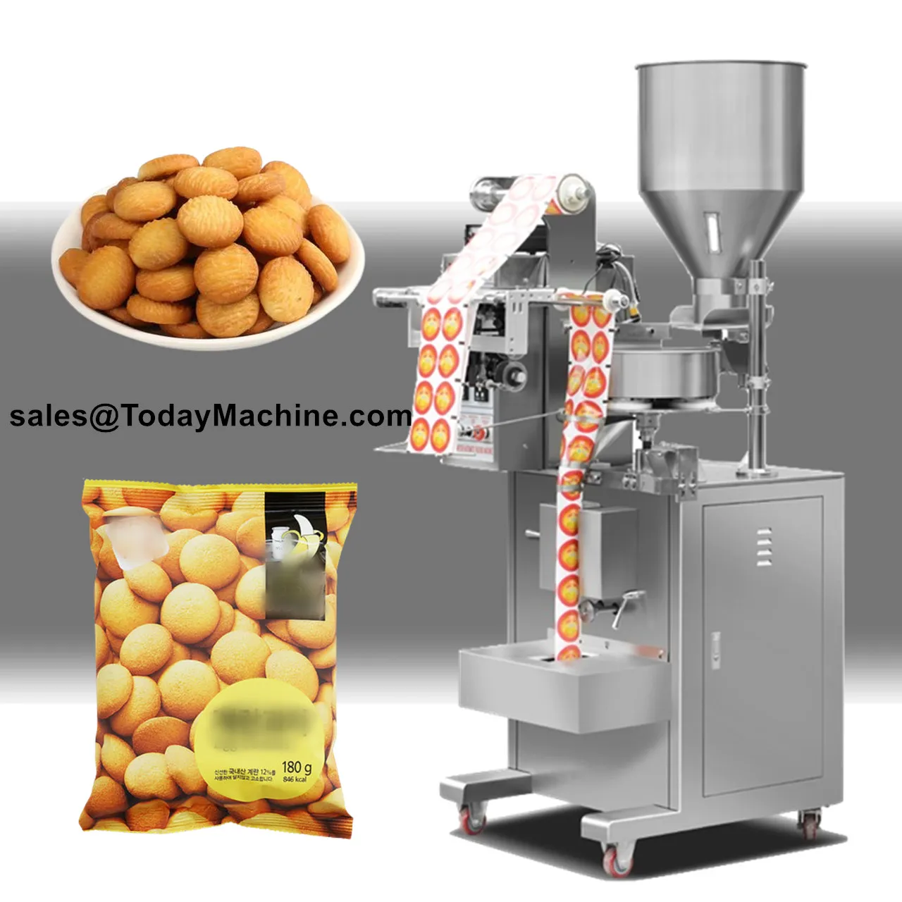 Automatic Volumetric Cup Metering Bag Packing Machine For Red Date Wolfberry Granule