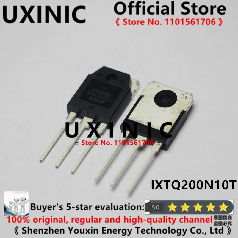 UXINIC  100% New Imported Original  IXTQ200N10T 200N10 MOS Field Effect Transistor 100V 200A